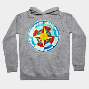 Pagan Seasons Mandala Watercolor Hoodie